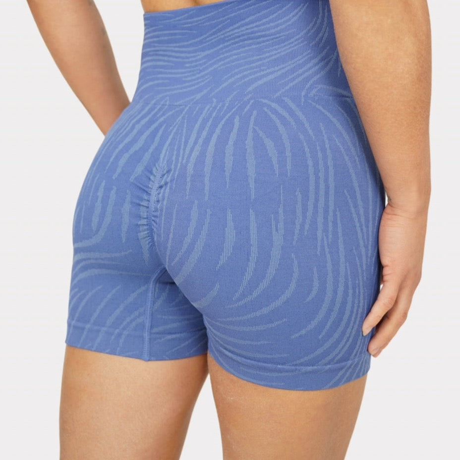 Zebra Blue Short