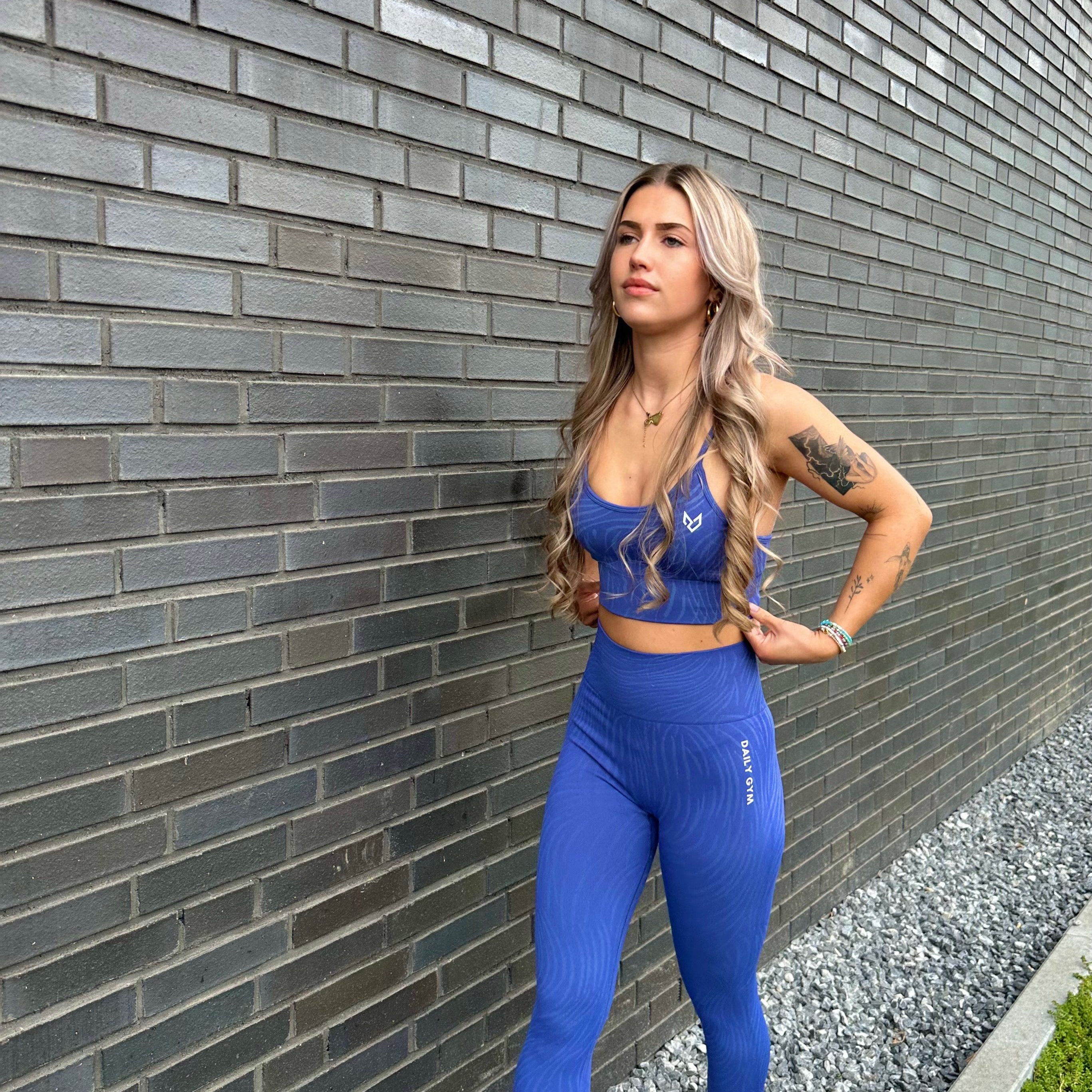 Zebra Blue Sport BH