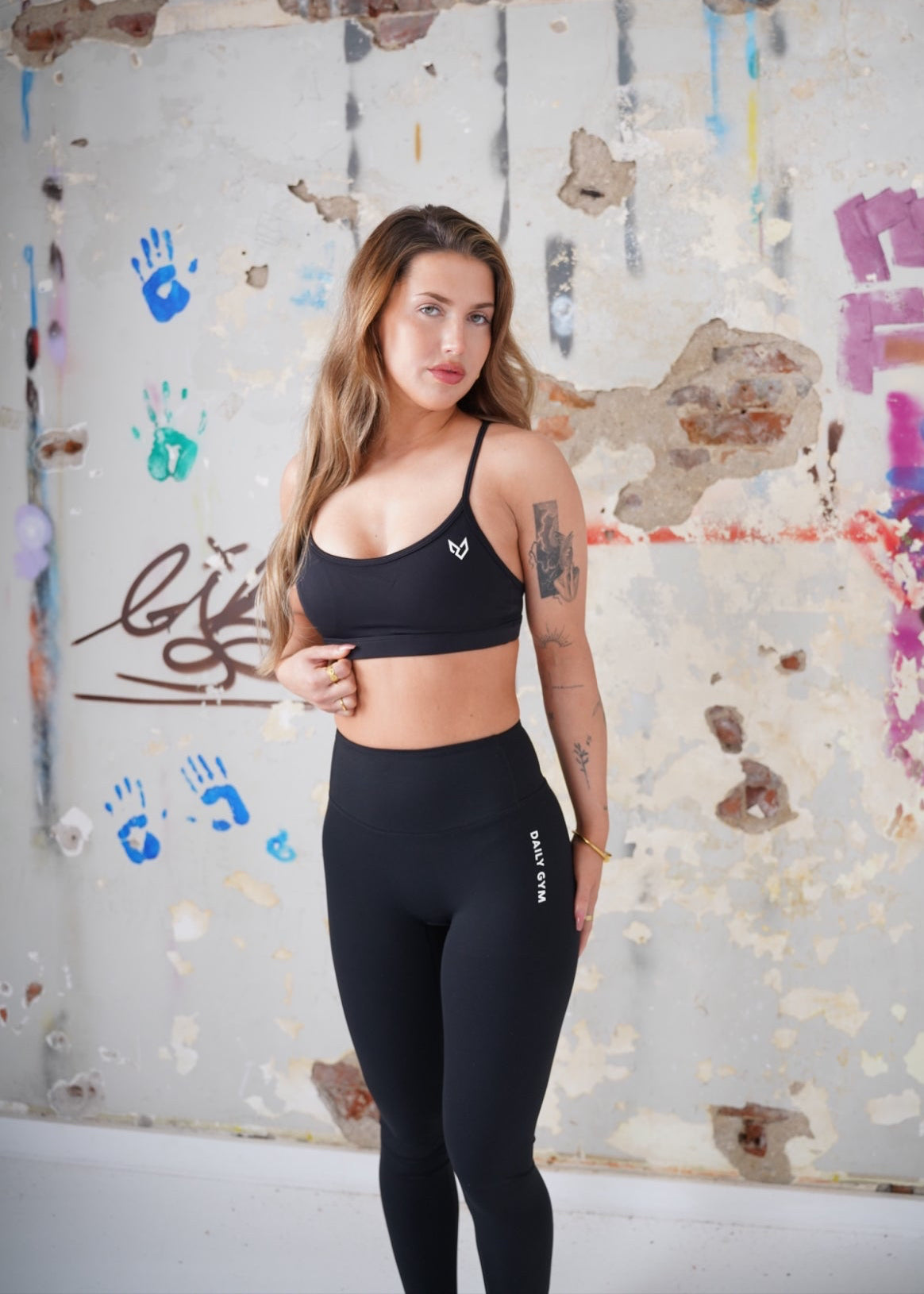 Dark Black Sportlegging