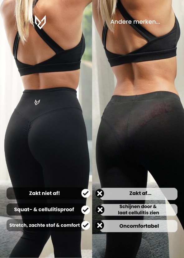 Dark Black Sportlegging